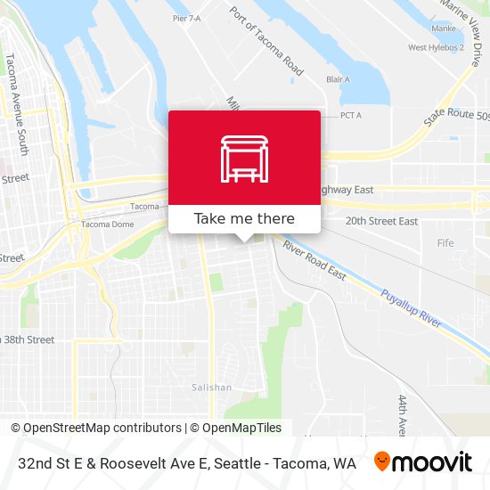 32nd St E & Roosevelt Ave E map