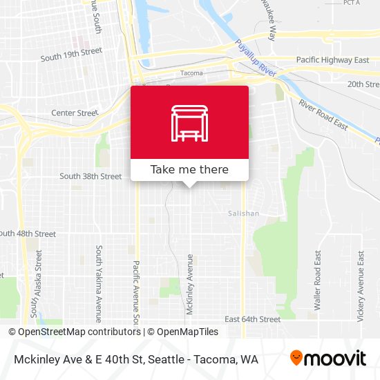 Mckinley Ave & E 40th St map