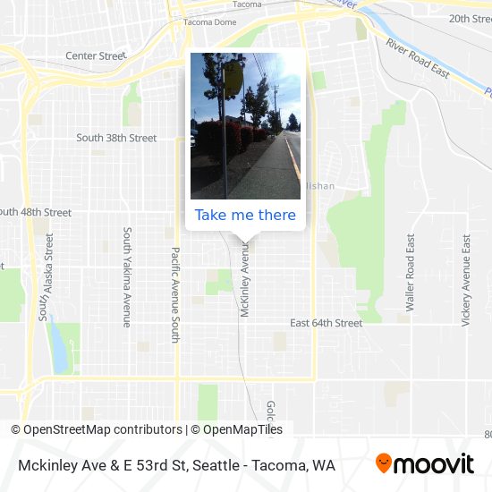 Mckinley Ave & E 53rd St map