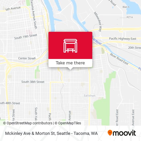 Mckinley Ave & Morton St map