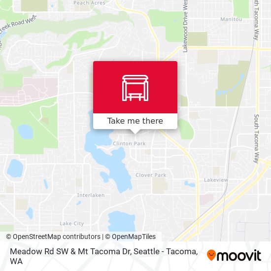 Meadow Rd SW & Mt Tacoma Dr map