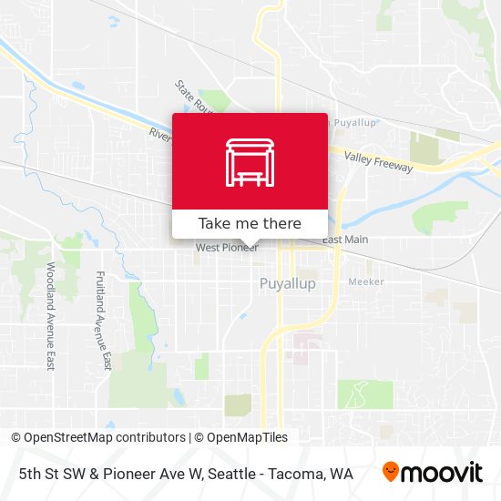 5th St SW & Pioneer Ave W map