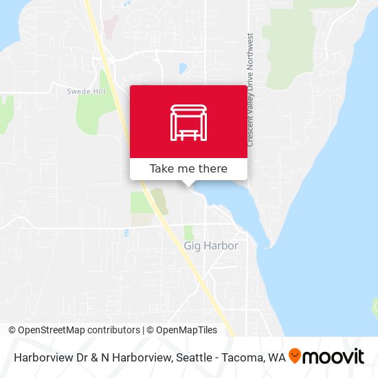 Harborview Dr & N Harborview map