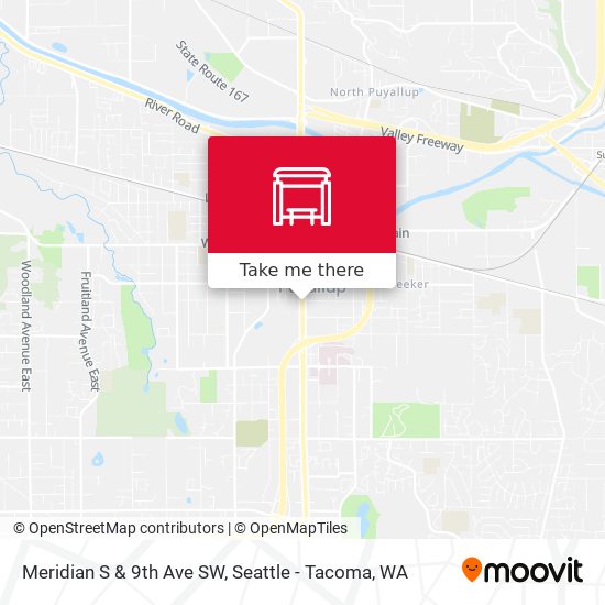 Meridian S & 9th Ave SW map