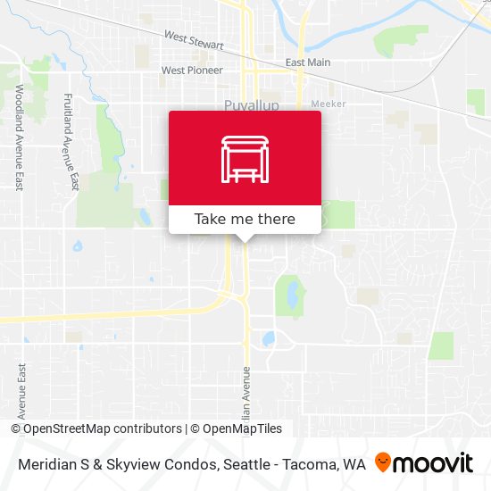 Meridian S & Skyview Condos map
