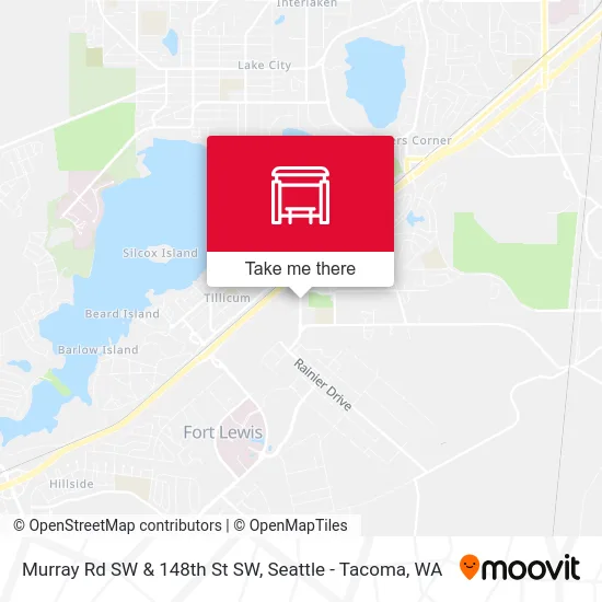 Murray Rd SW & 148th St SW map