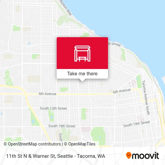 Mapa de 11th St N & Warner St