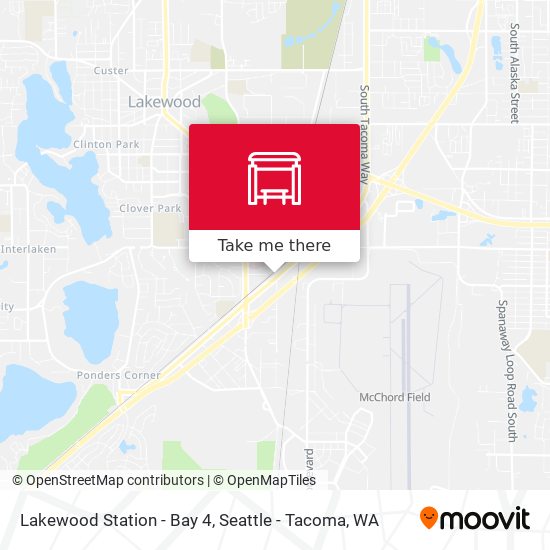 Lakewood Station - Bay 4 map