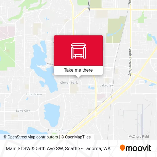 Main St SW & 59th Ave SW map