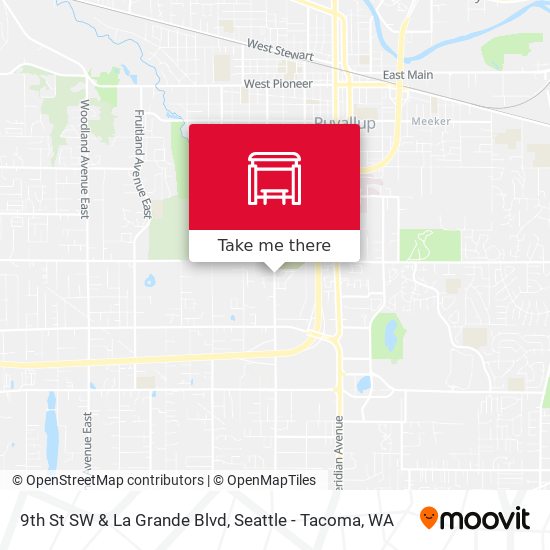 Mapa de 9th St SW & La Grande Blvd
