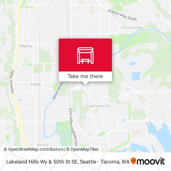 Lakeland Hills Wy & 50th St SE map