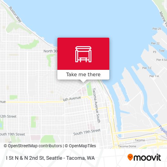 I St N & N 2nd St map