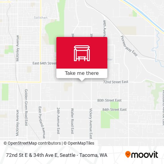 72nd St E & 34th Ave E map