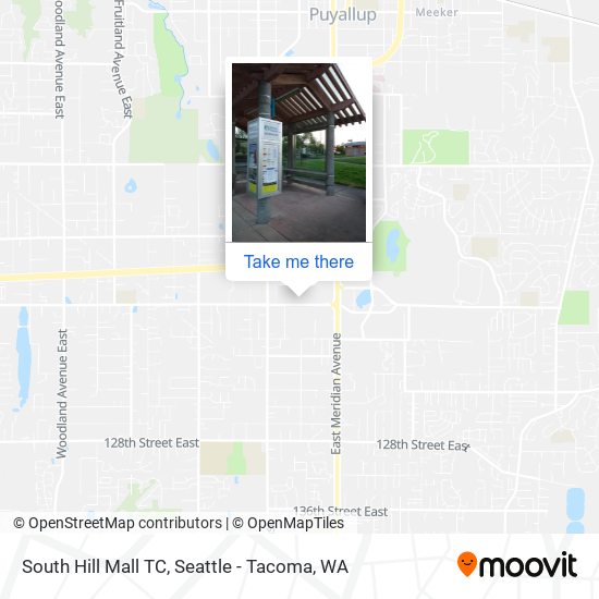 Mapa de South Hill Mall TC