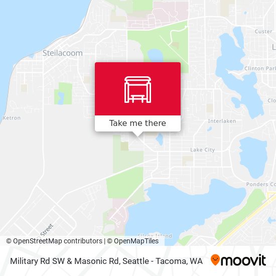 Military Rd SW & Masonic Rd map