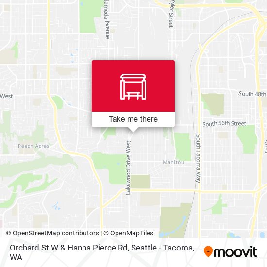 Mapa de Orchard St W & Hanna Pierce Rd