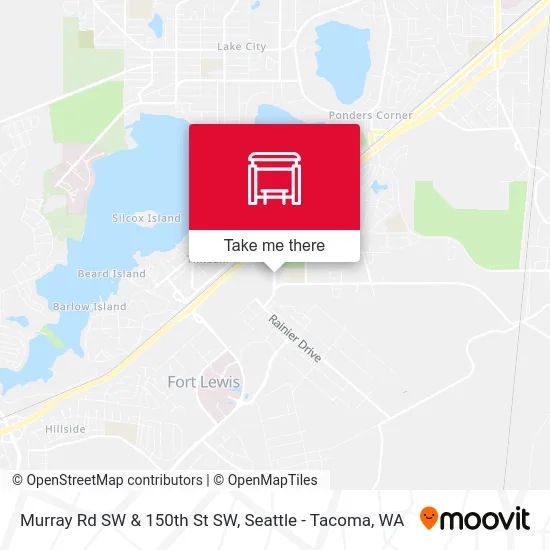 Murray Rd SW & 150th St SW map