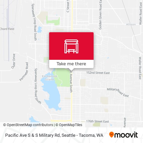 Pacific Ave S & S Military Rd map