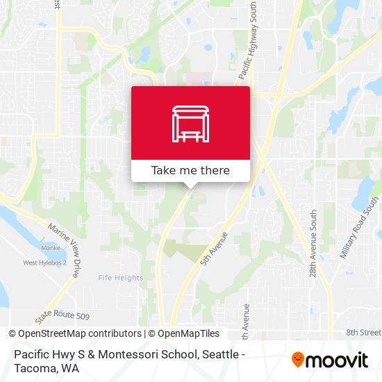 Mapa de Pacific Hwy S & Montessori School