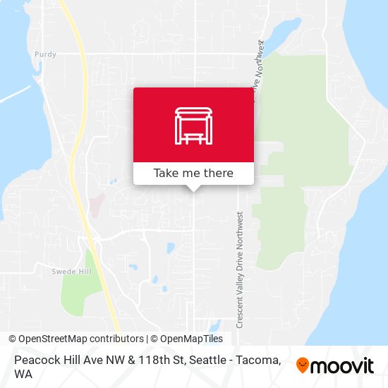 Mapa de Peacock Hill Ave NW & 118th St