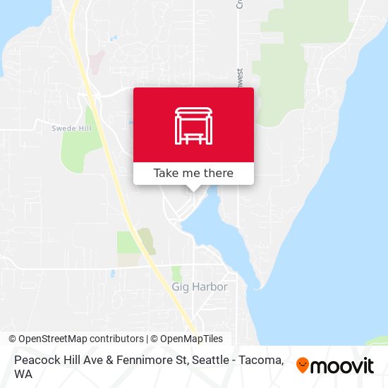 Mapa de Peacock Hill Ave & Fennimore St