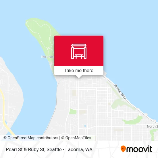 Pearl St & Ruby St map