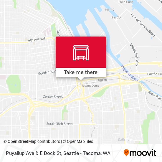 Mapa de Puyallup Ave & E Dock St
