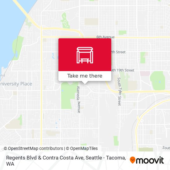 Regents Blvd & Contra Costa Ave map