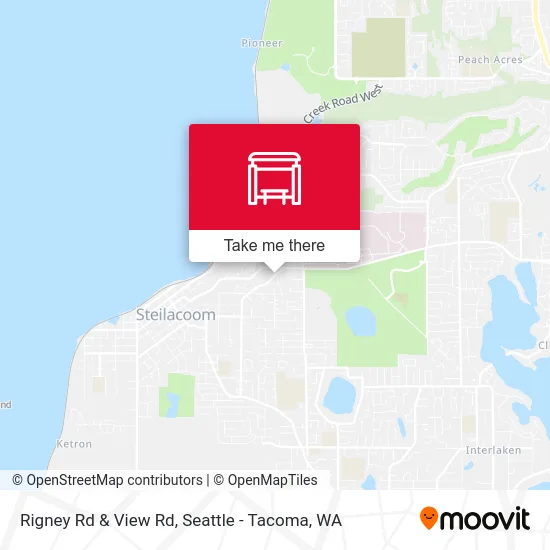 Rigney Rd & View Rd map