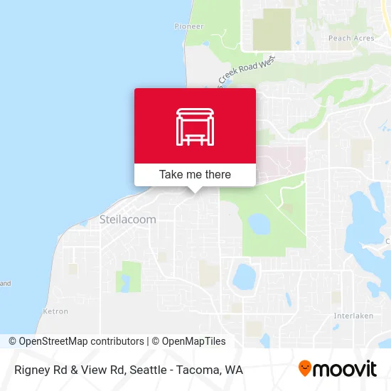 Rigney Rd & View Rd map