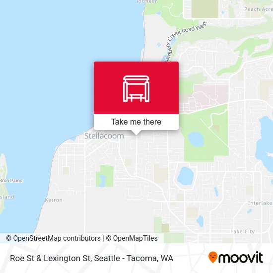 Roe St & Lexington St map