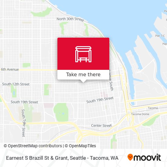 Earnest S Brazill St & Grant map