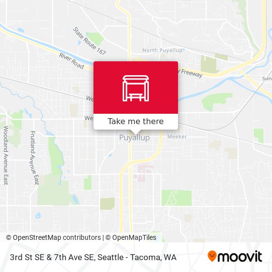 3rd St SE & 7th Ave SE map