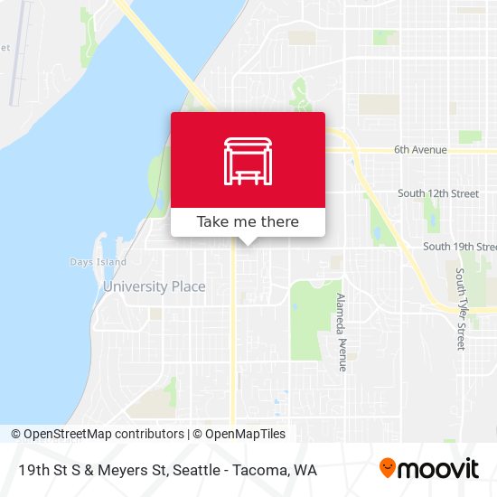 19th St S & Meyers St map