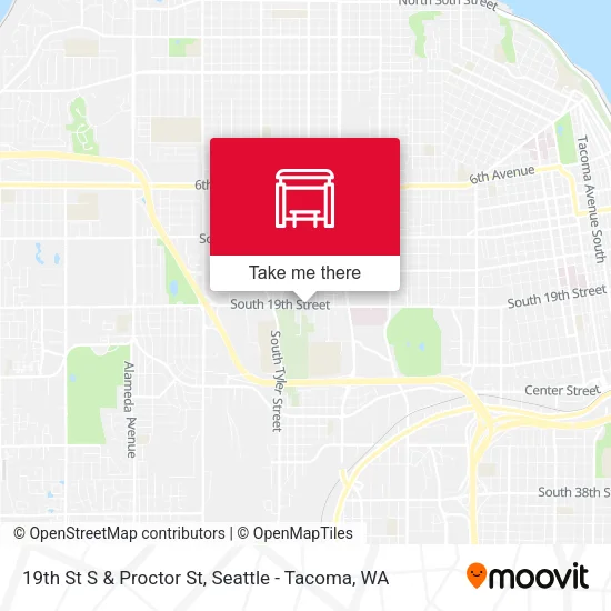 Mapa de 19th St S & Proctor St