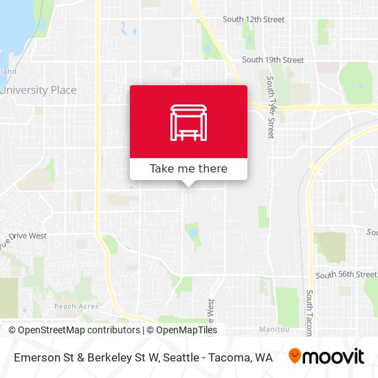 Emerson St & Berkeley St W map