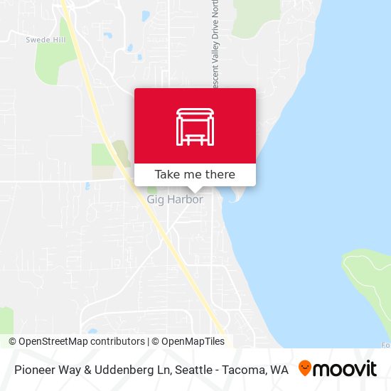 Pioneer Way & Uddenberg Ln map