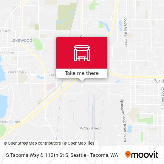 Mapa de S Tacoma Way & 112th St S