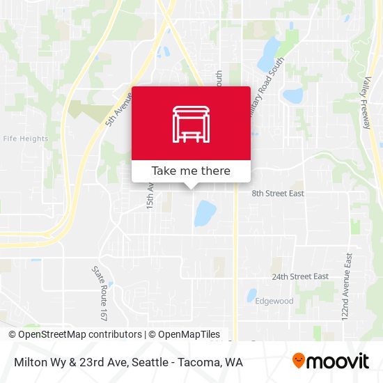 Mapa de Milton Wy & 23rd Ave