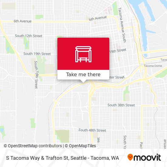 Mapa de S Tacoma Way & Trafton St