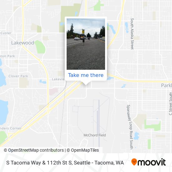 Mapa de S Tacoma Way & 112th St S