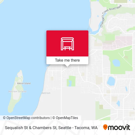 Sequalish St & Chambers St map