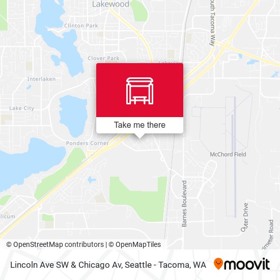 Lincoln Ave SW & Chicago Av map
