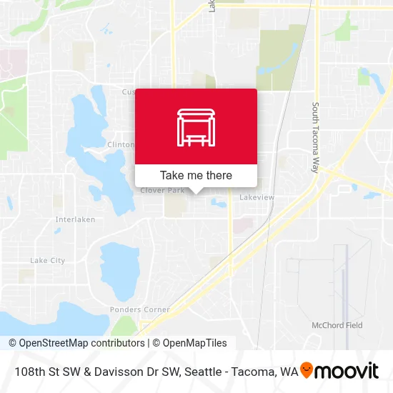 108th St SW & Davisson Dr SW map