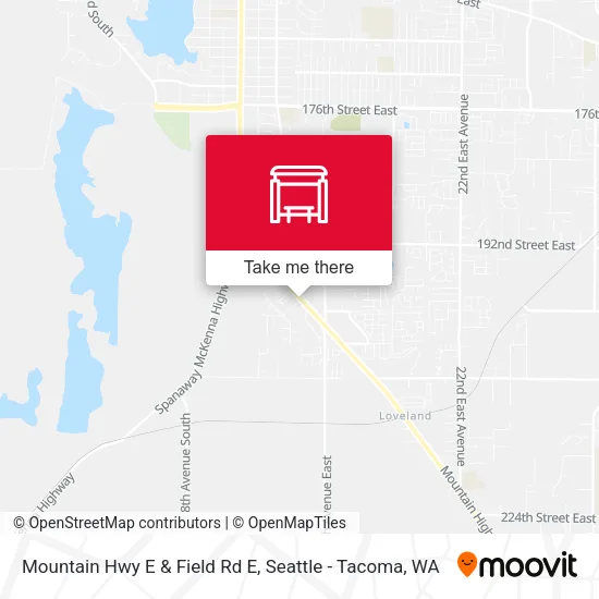 Mapa de Mountain Hwy E & Field Rd E