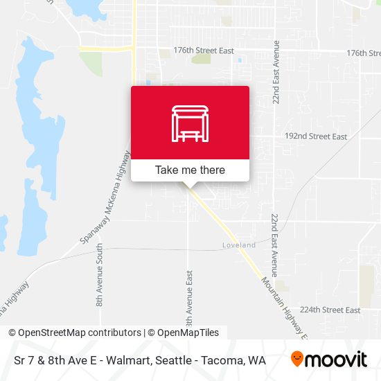 Sr 7 & 8th Ave E - Walmart map