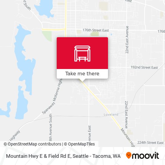 Mapa de Mountain Hwy E & Field Rd E