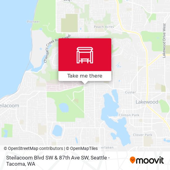 Mapa de Steilacoom Blvd SW & 87th Ave SW