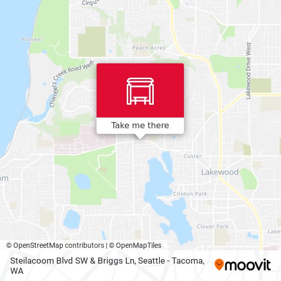 Mapa de Steilacoom Blvd SW & Briggs Ln