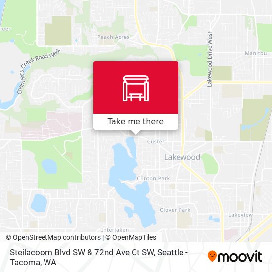 Steilacoom Blvd SW & 72nd Ave Ct SW map